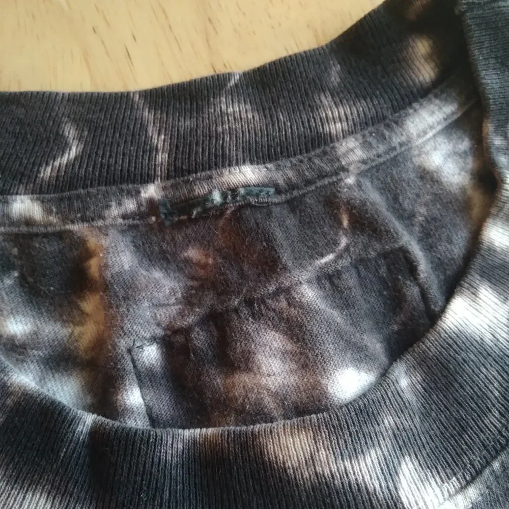 Vintage Animal Republic Survival Gear Zebra Tie Dye T-Shirt - Picture 6 of 9